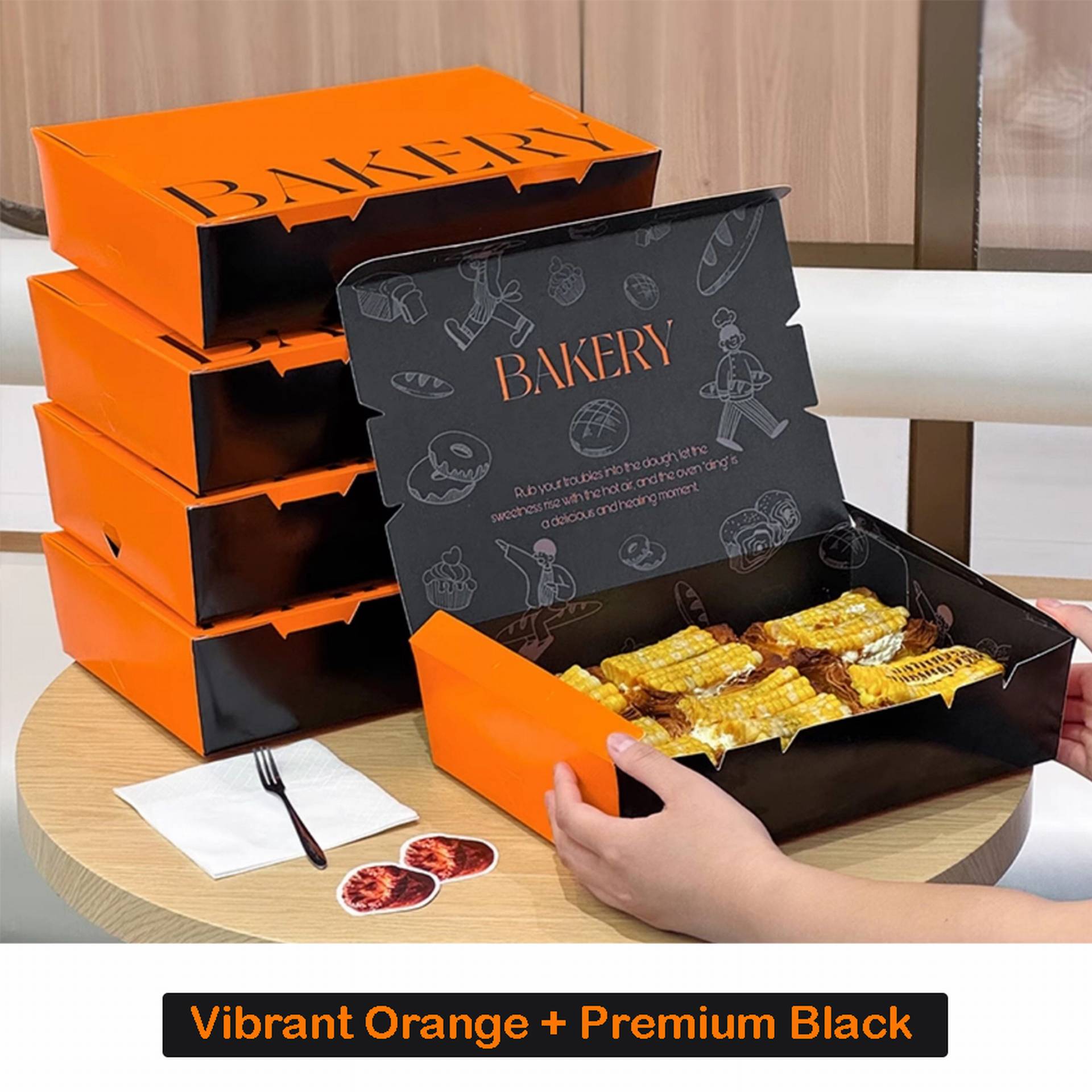 bakery dessert airplane packaging box food grade 1