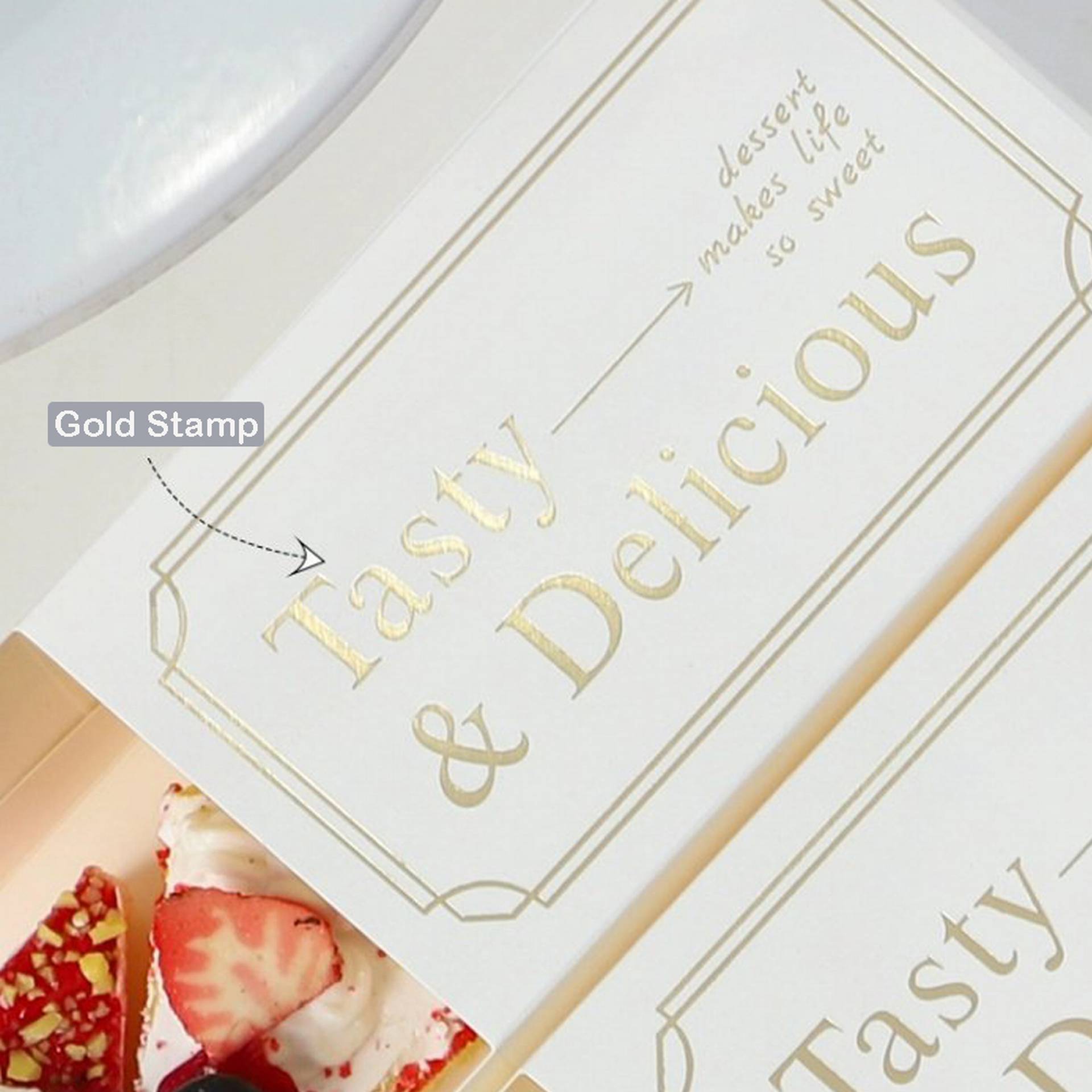 book style dessert packaging box food grade 2