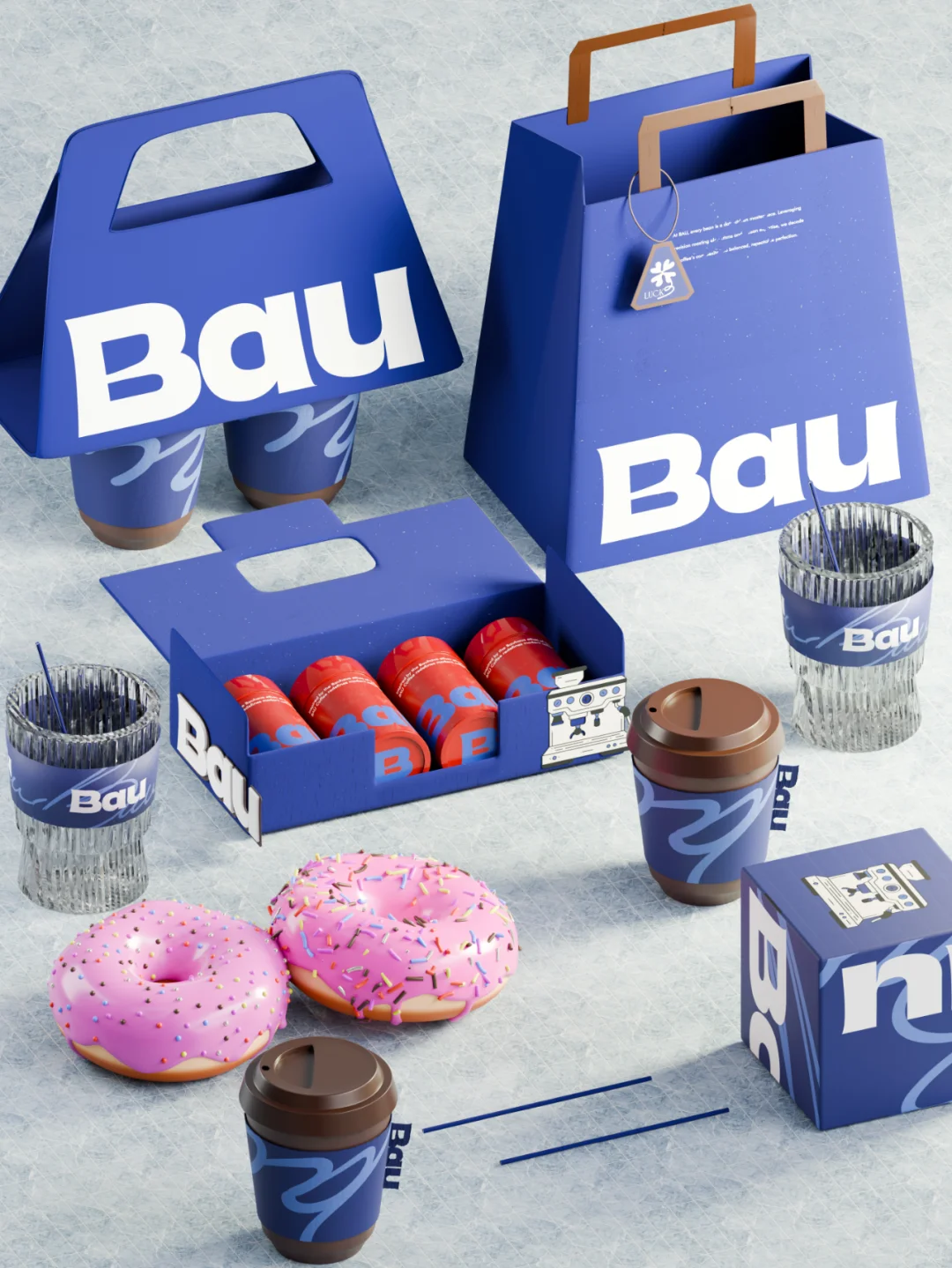 custom beverage packaging set with handle 3