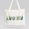 Custom canvas tote bag with logo for eco-friendly packaging