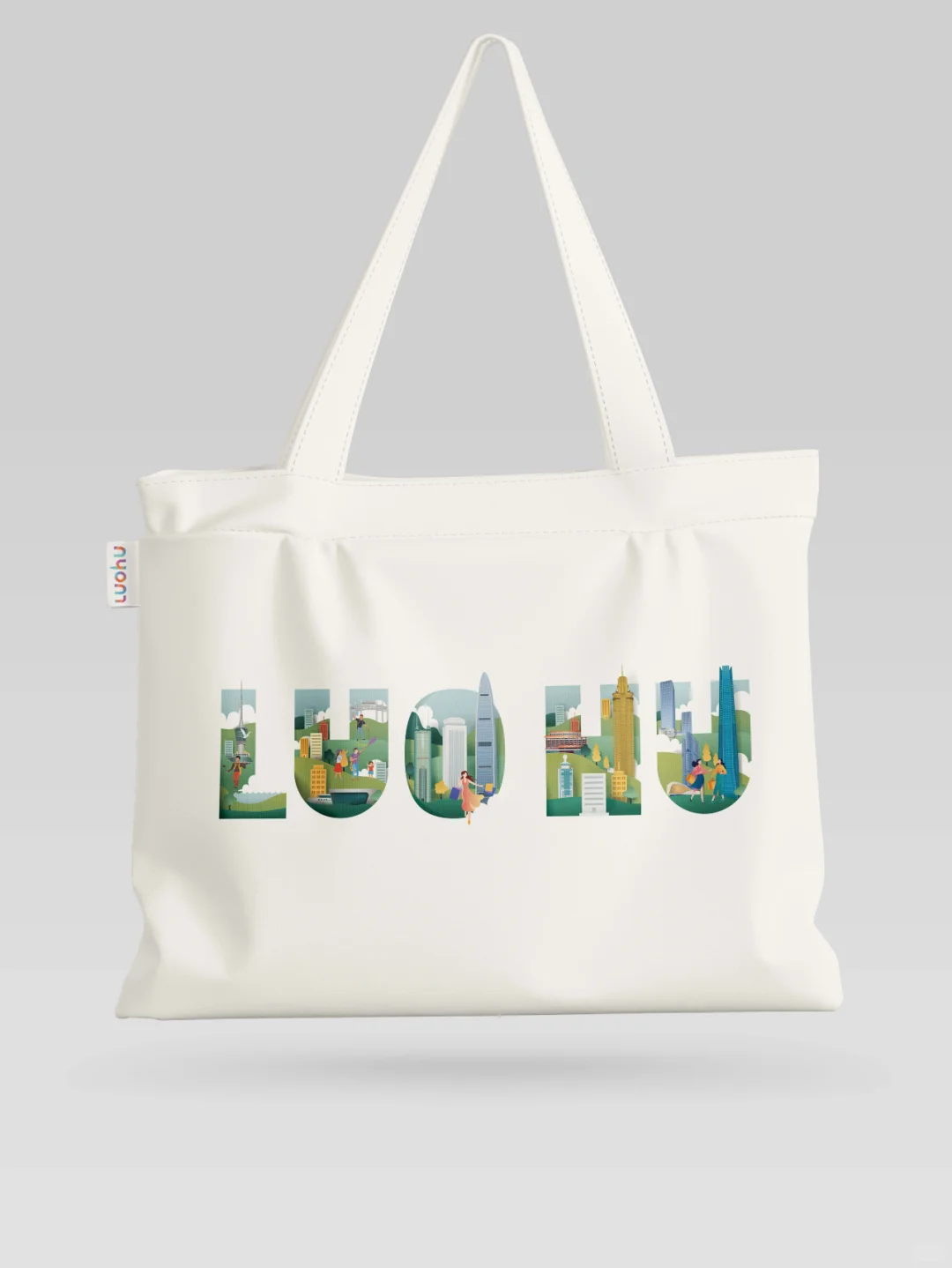 Custom canvas tote bag with logo for eco-friendly packaging