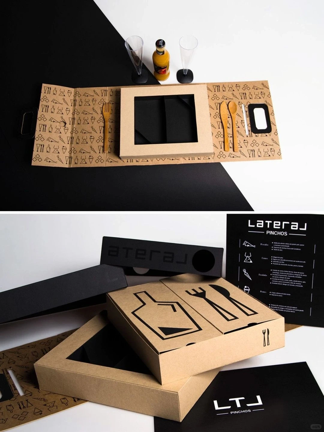 custom food packaging box with handle 2