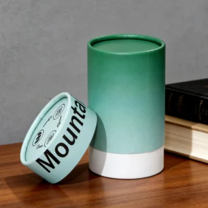 Custom paper tube packaging box for tea and premium products