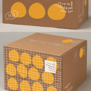 Product 19 Custom printed corrugated box for fruit and food packaging