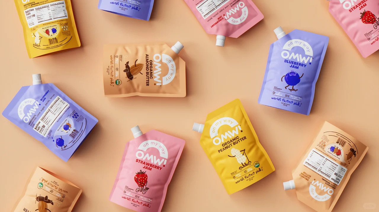 custom spout pouch food packaging 1