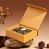custom tea gift box with lid kraft paper 2