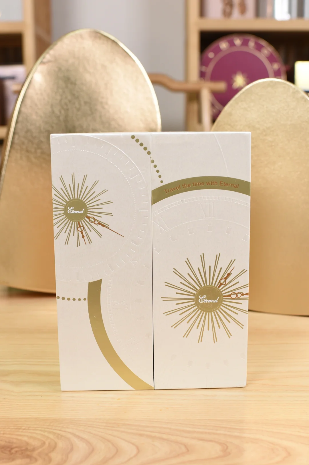 double door lift up rigid box luxury packaging 5