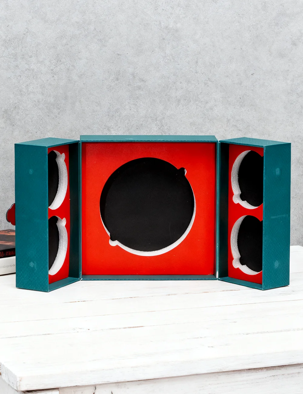 double door luxury gift box foam insert 2