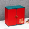 Luxury double door gift box with foam insert for premium product packaging