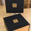 double door magnetic luxury gift box black gold 4