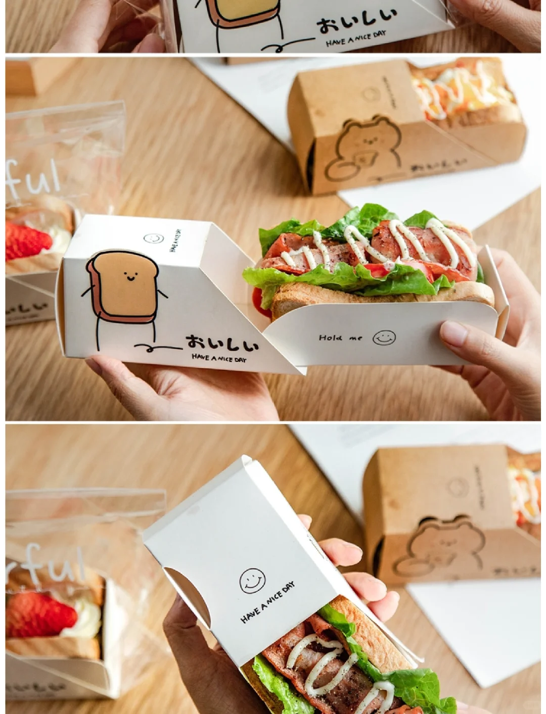 drawer paper box food packaging custom 2