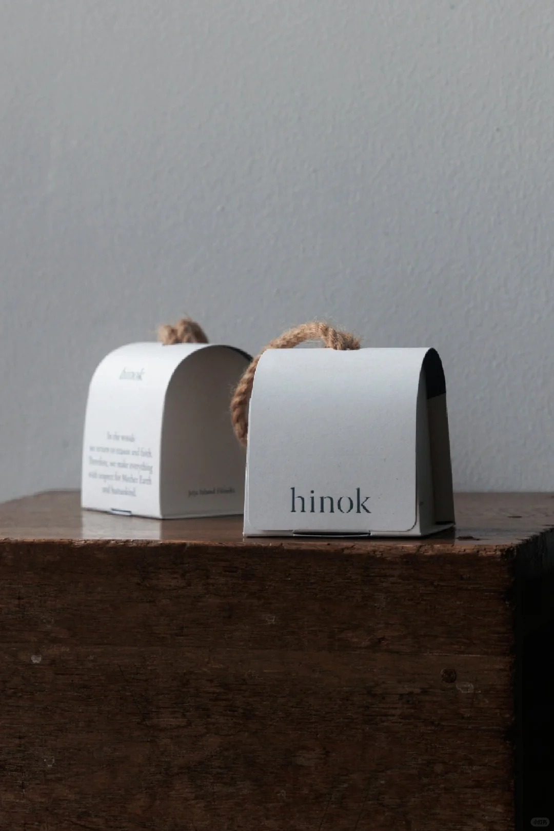 eco friendly rope handle flip top box specialty paper 3