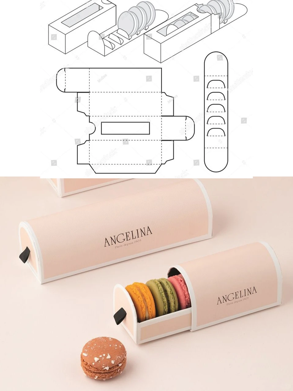 flat pack dessert gift box macaron packaging.jpg