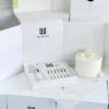 Flat pack magnetic cake box designed for easy packing and reduced shipping cost