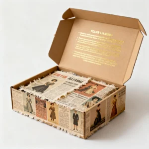 Kraft airplane mailer box designed for easy packing and lower shipping cost