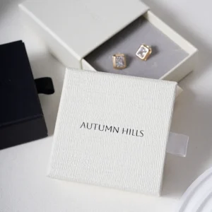 Luxury jewelry drawer box with premium rigid packaging