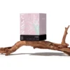 Luxury lift-off lid rigid gift box with oriental botanical design for premium brand packaging