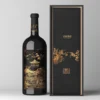 Luxury magnetic folding wine packaging box with rigid board structure and premium finish