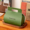 paper cake box with handle packaging 3