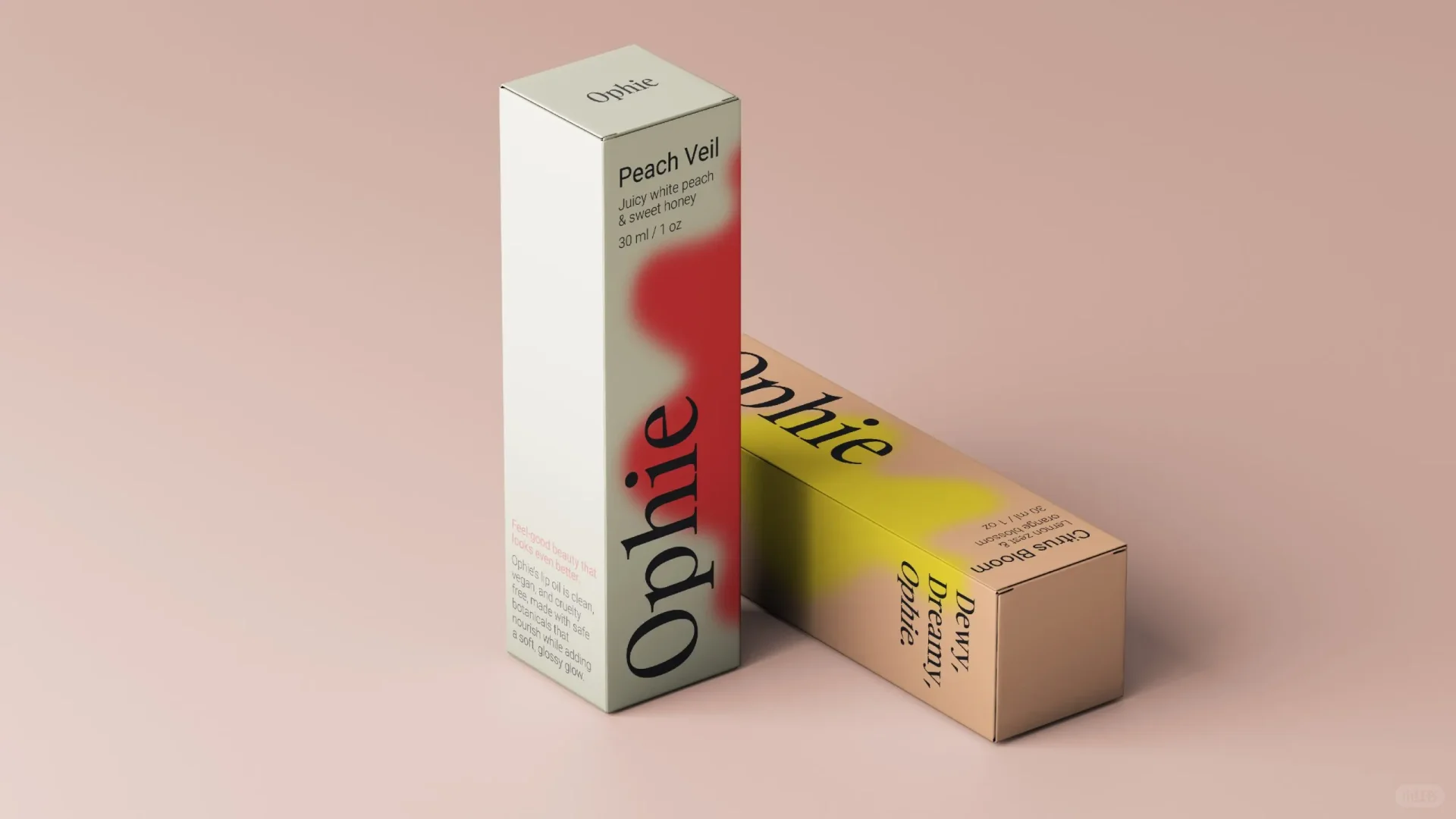 Custom white cardboard double tuck skincare packaging box