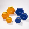 luxury gold hexagon jewelry box velvet insert 4